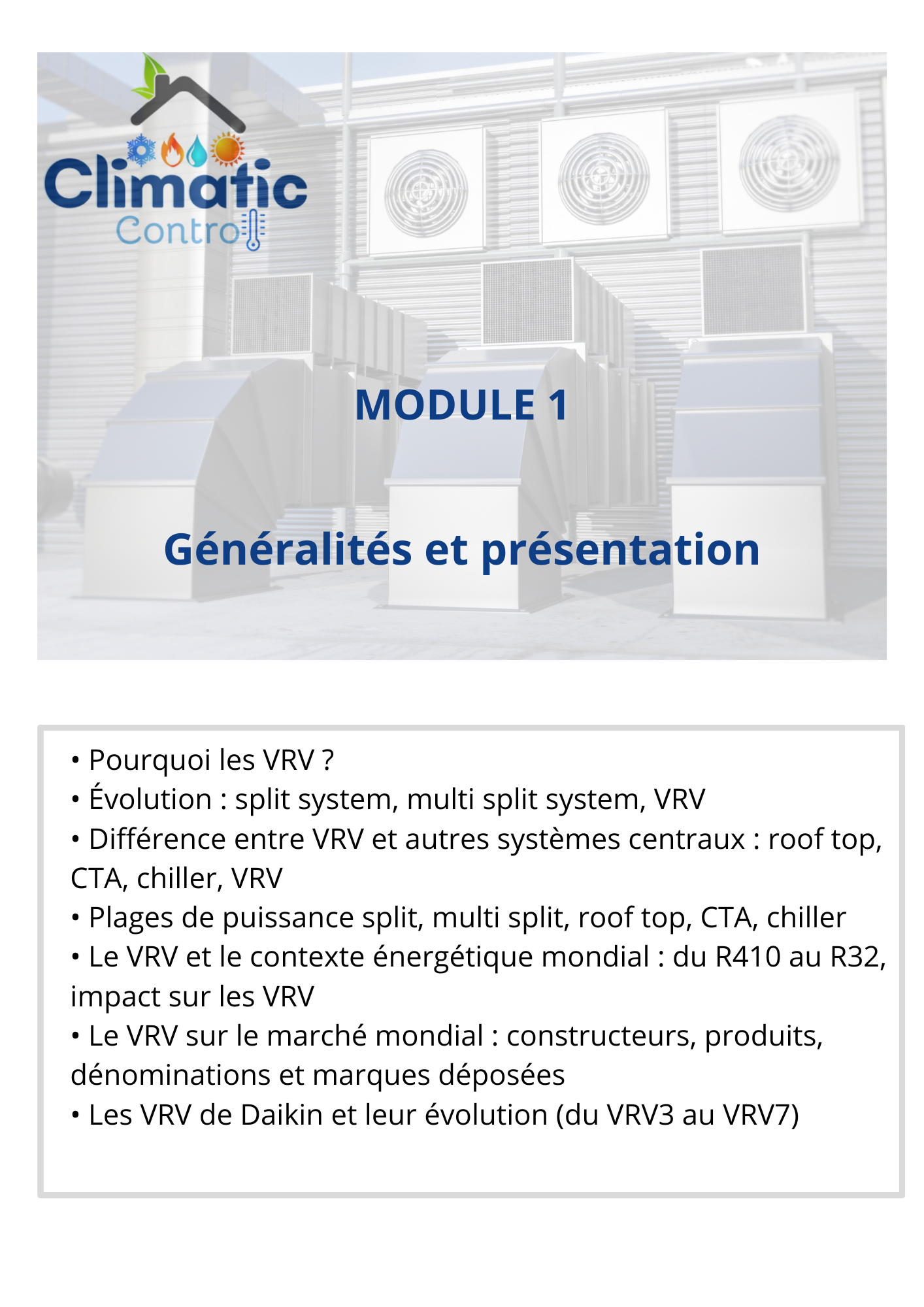 MODULE 1 Module 1 - Climatic – Image 1
